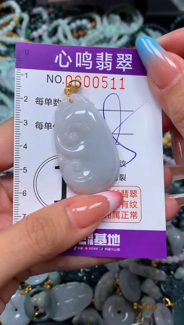 翡翠未镶嵌颈饰闪购00511