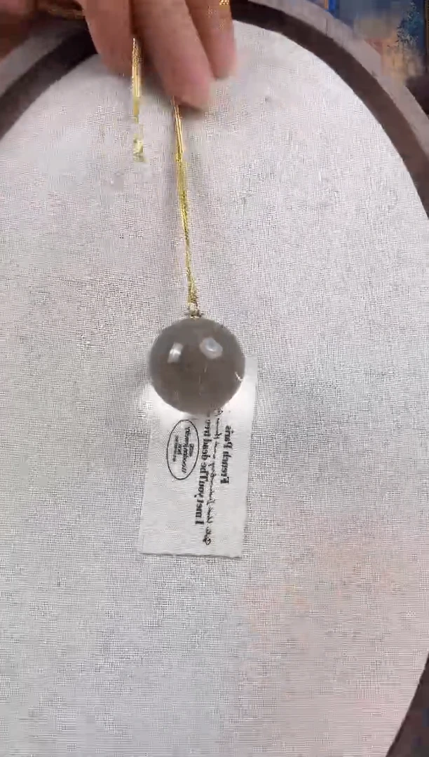 18K金镶嵌吊坠(赠链)水晶纯天然水晶吊坠