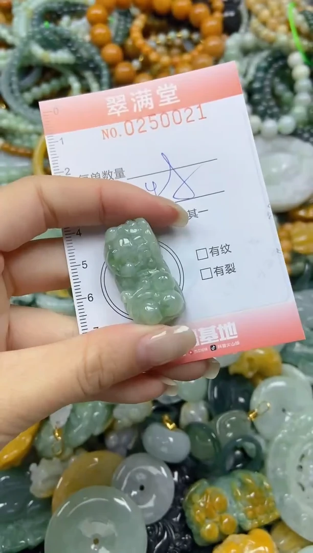 未镶嵌挂件翡翠闪购0250021