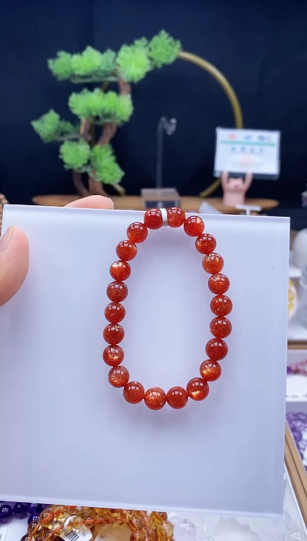 未镶嵌手串长石金太阳克价80    20克