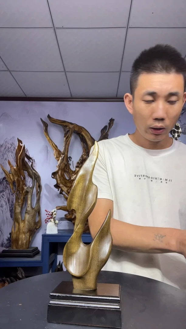金丝楠兔*王金丝楠木工艺品摆件