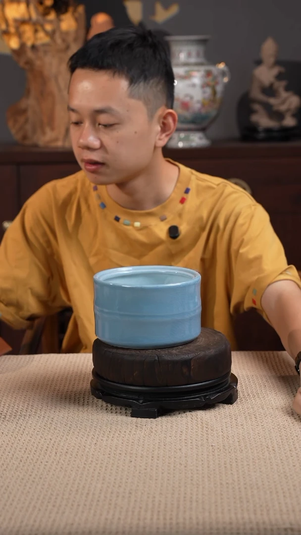 摆件WN问泥景德镇陶瓷花瓶摆件