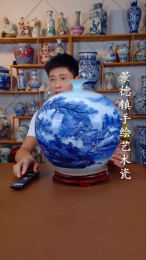 现代景德镇手工手绘陶瓷摆件79