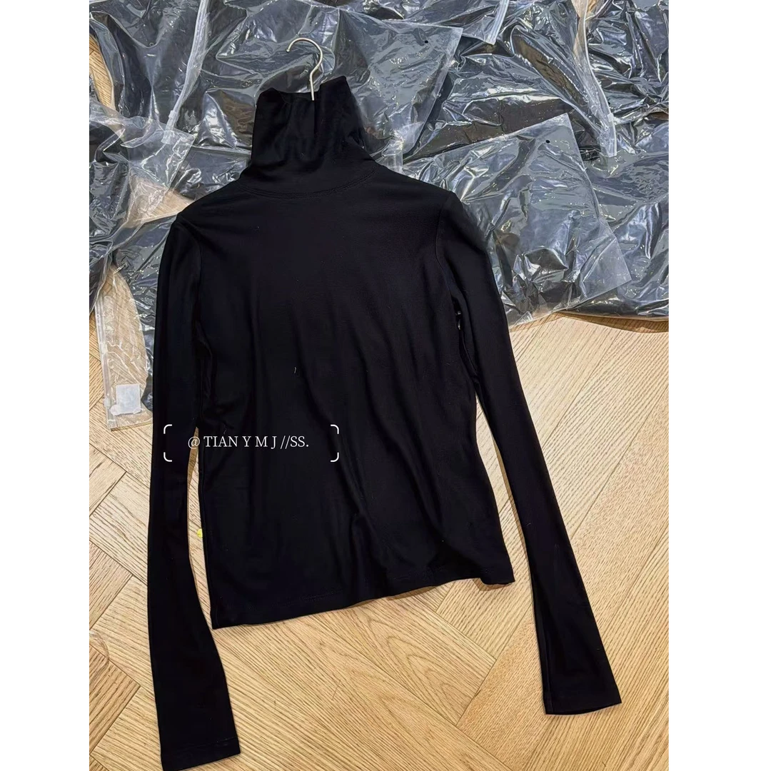 【no退no换 谨慎下单】高领光板打底T恤 25S762