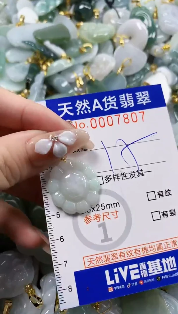 颈饰未镶嵌翡翠天然A货翡翠