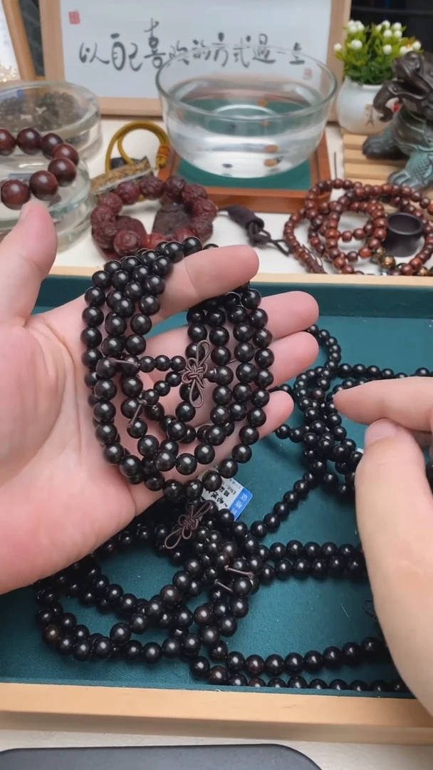 风车木（黑檀木）手串/手链黑檀0.8