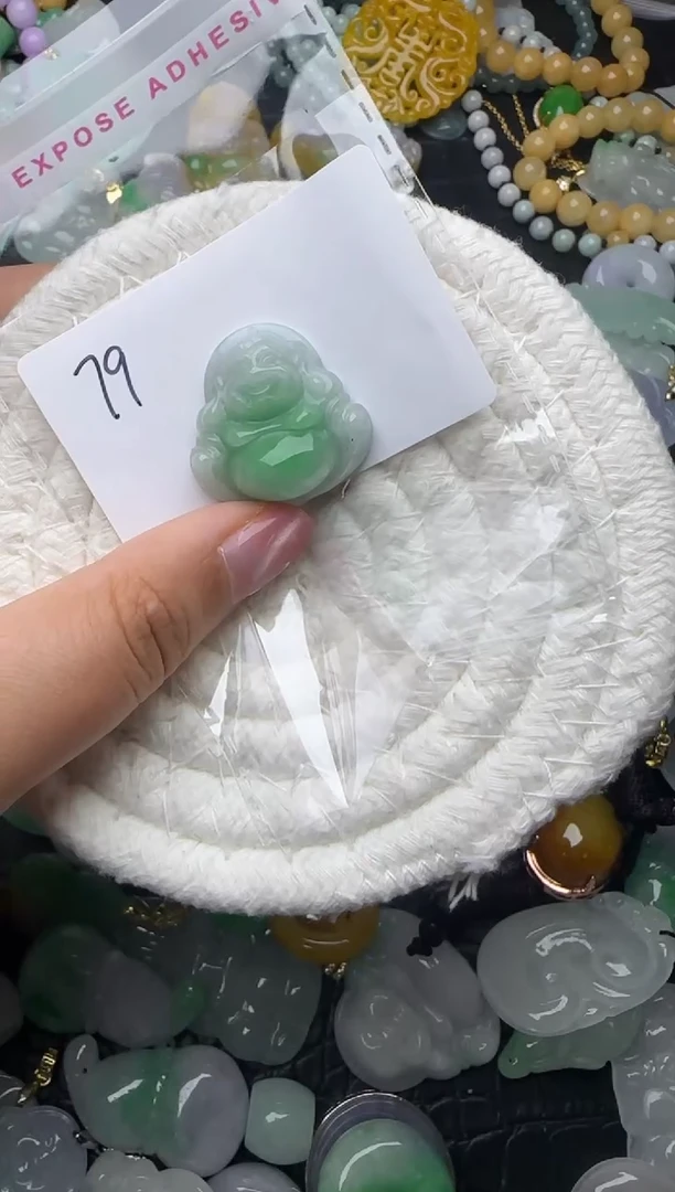颈饰未镶嵌翡翠缅甸翡翠吊坠