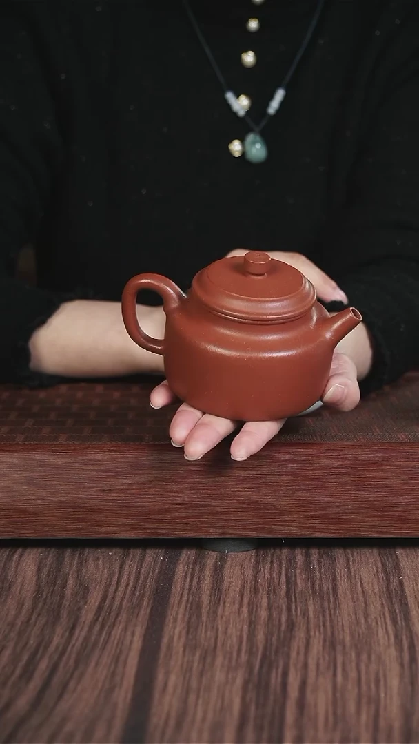 【闪购商品】紫砂茶壶红降坡  德钟