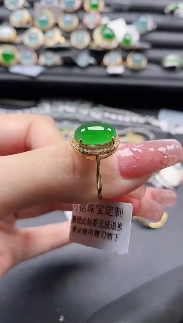 【闪购商品】翡翠戒指银S925镶嵌1111
