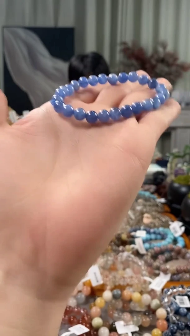 未镶嵌手链水晶蓝晶