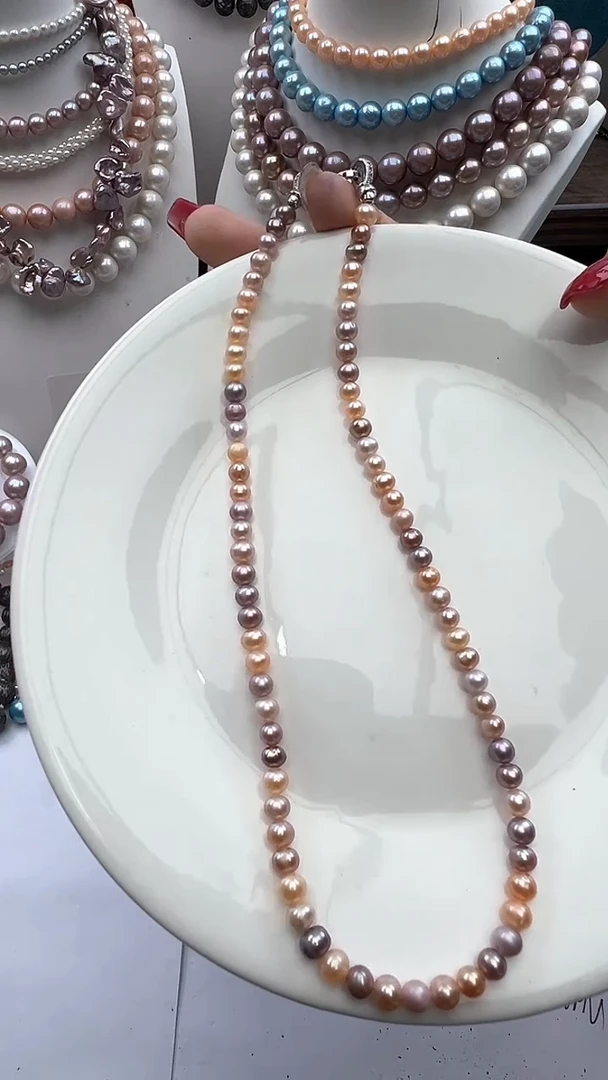 淡水珍珠未镶嵌颈饰1
