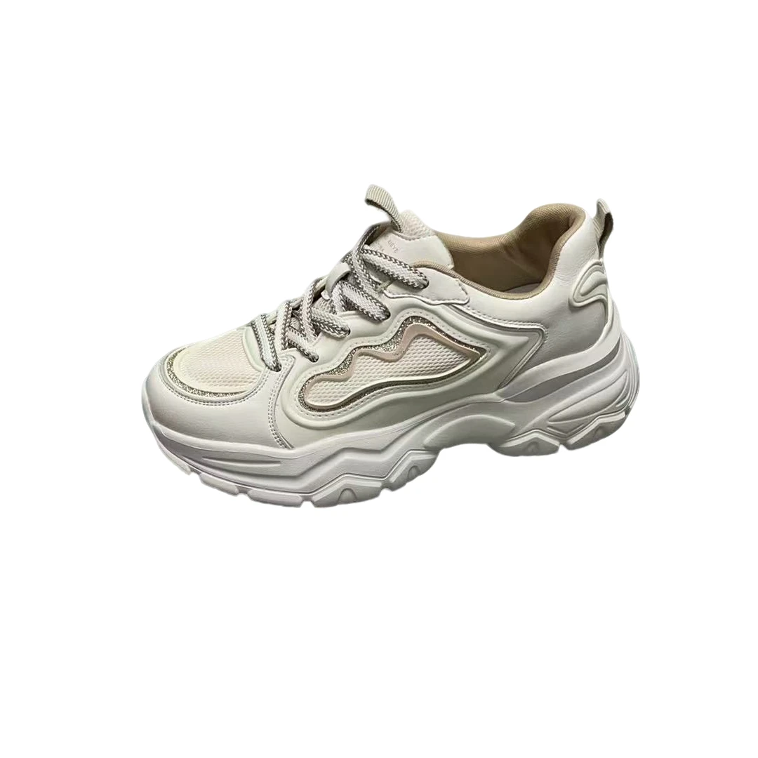 毛3428真皮厚底小板鞋（微瑕）