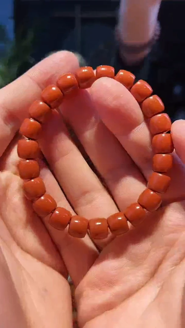 【闪购商品】南红玛瑙手串未镶嵌9+直切朱红