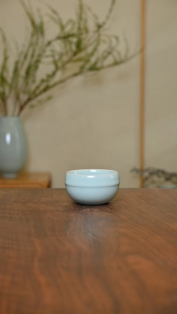 铃铛杯 天青 微瑕 朱晓辉款