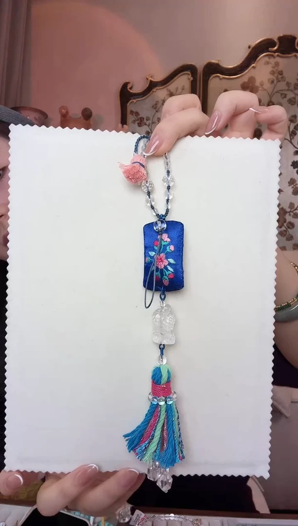 【闪购商品】水晶车挂未镶嵌白水晶车挂