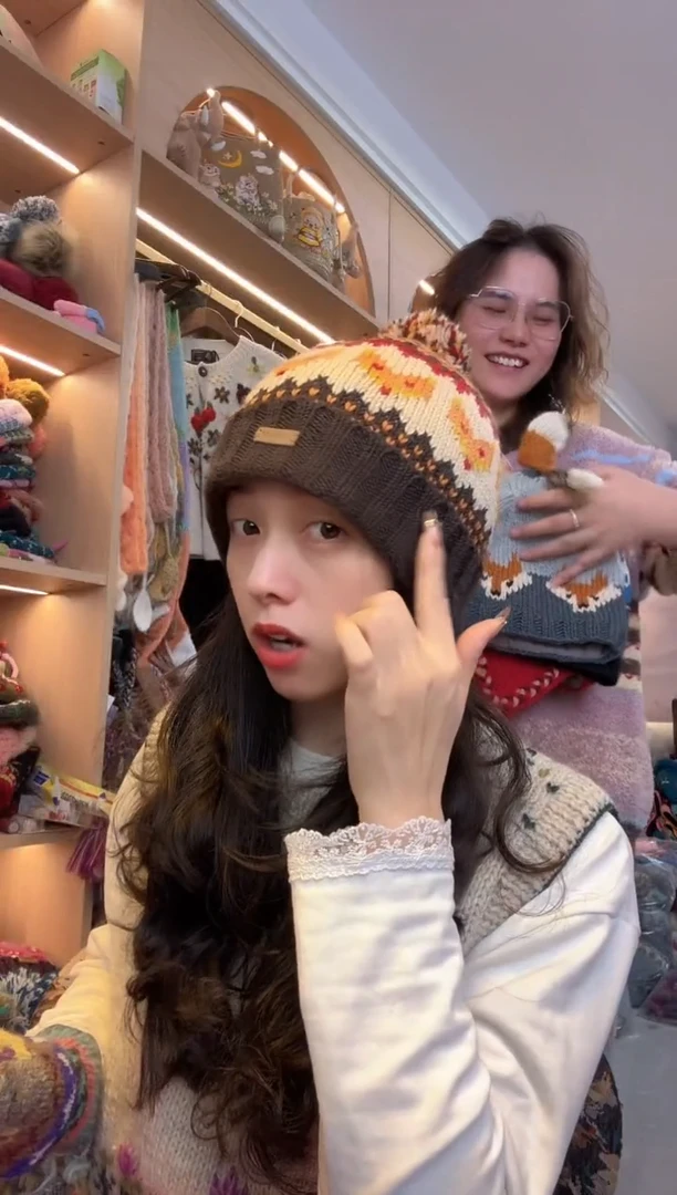 羊毛美利奴美拉德狐狸帽