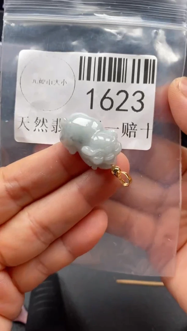 翡翠未镶嵌吊坠(不含链)1623