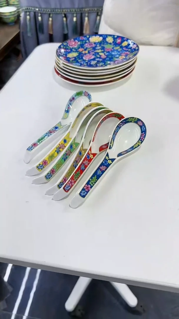 【闪购商品】瓷片小勺子6只景德镇陶瓷