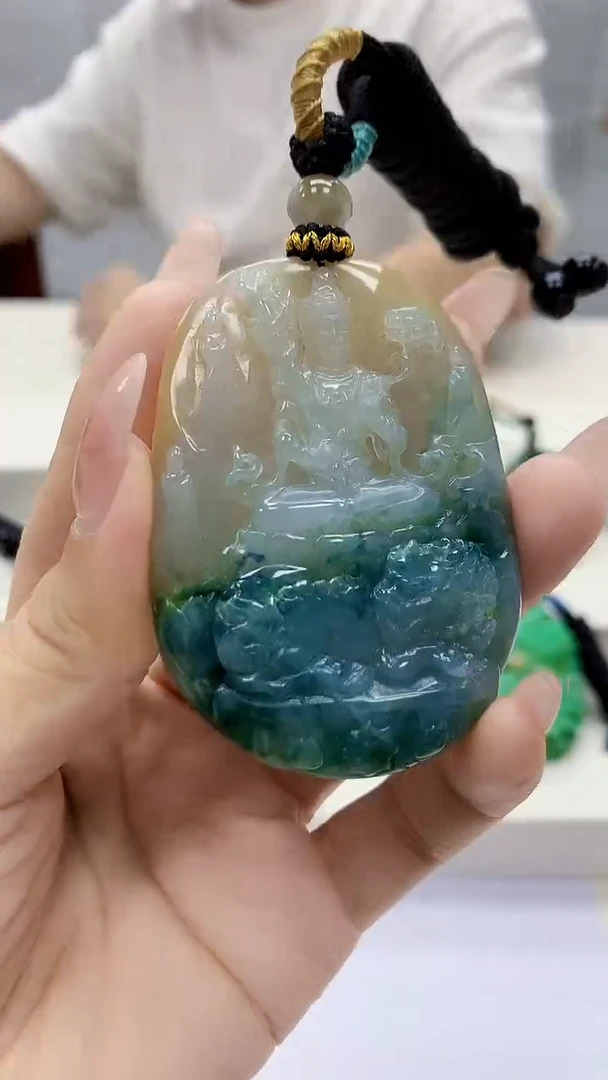 未镶嵌定制翡翠4917ty-毛货挂件86