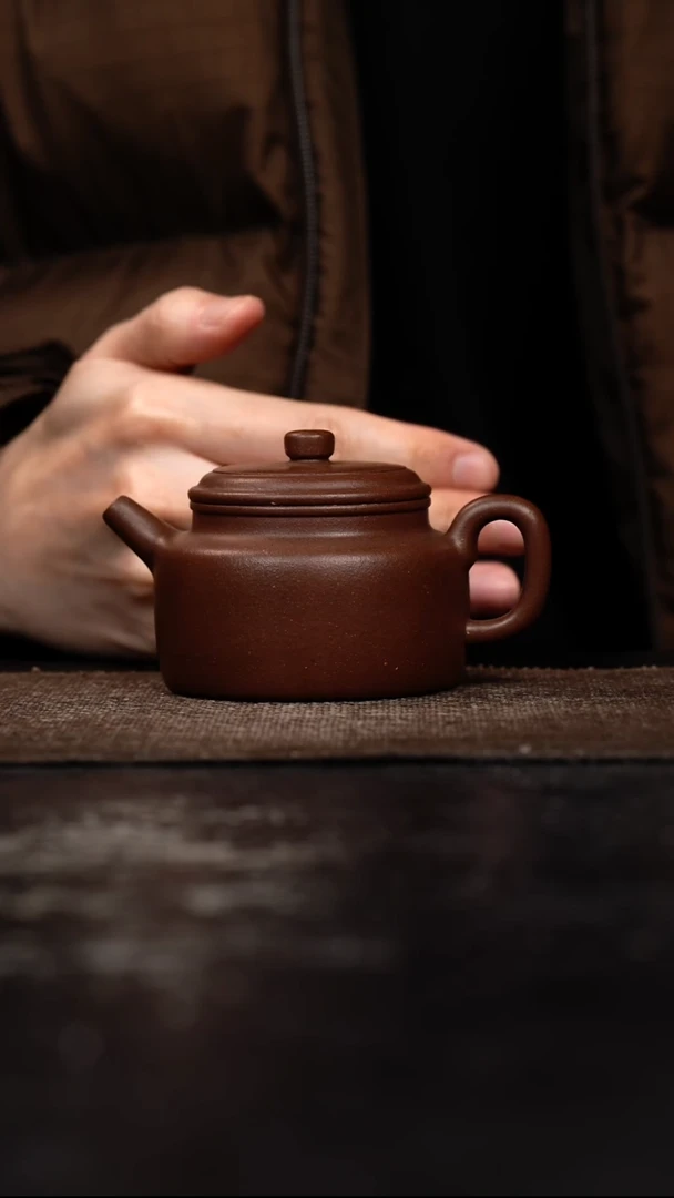 茶壶紫砂原矿手工壶140CC