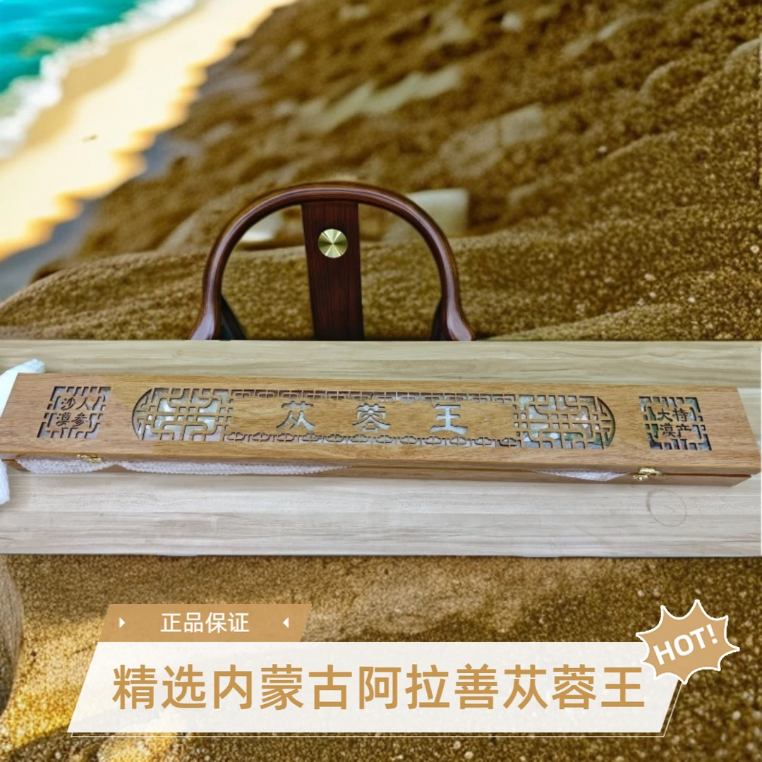 内蒙古阿拉善苁蓉王大漠特产沙漠人参精品礼盒