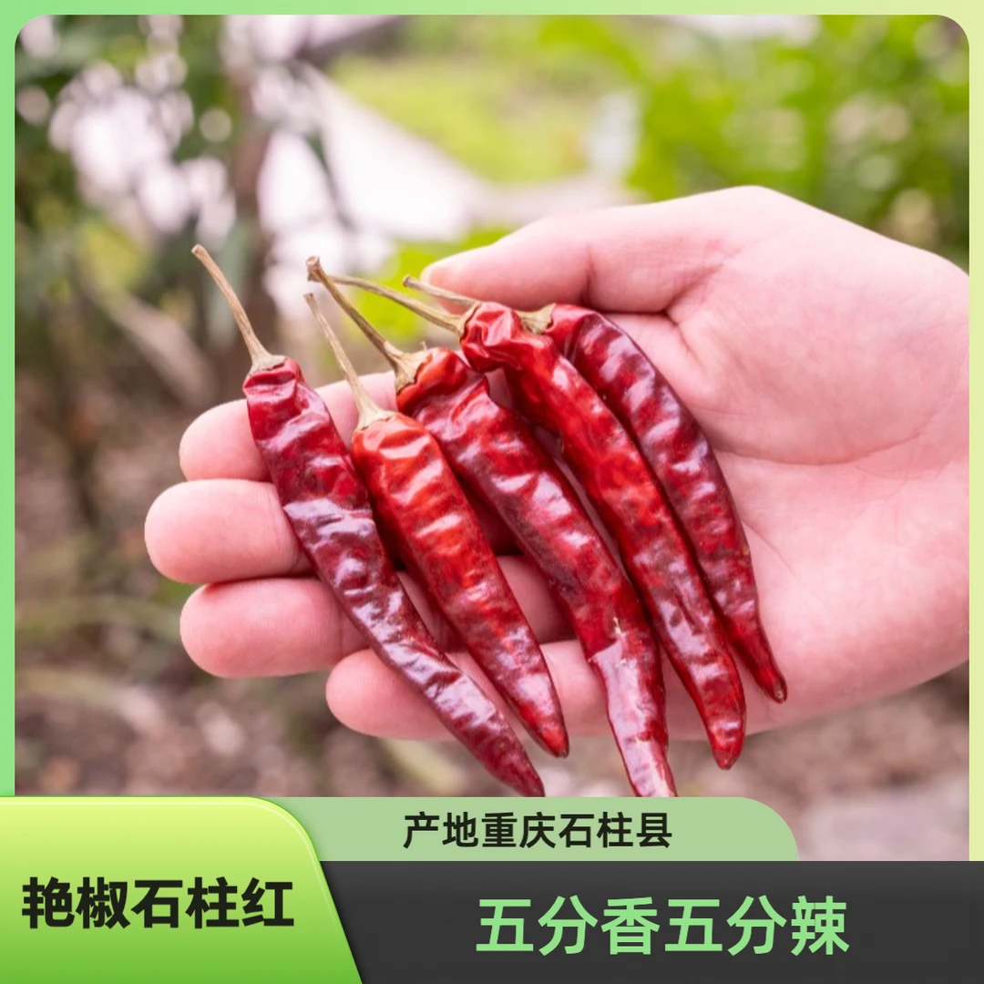 胡辣妈贵州重庆干辣椒艳椒香辣石柱红2024年新鲜干辣椒