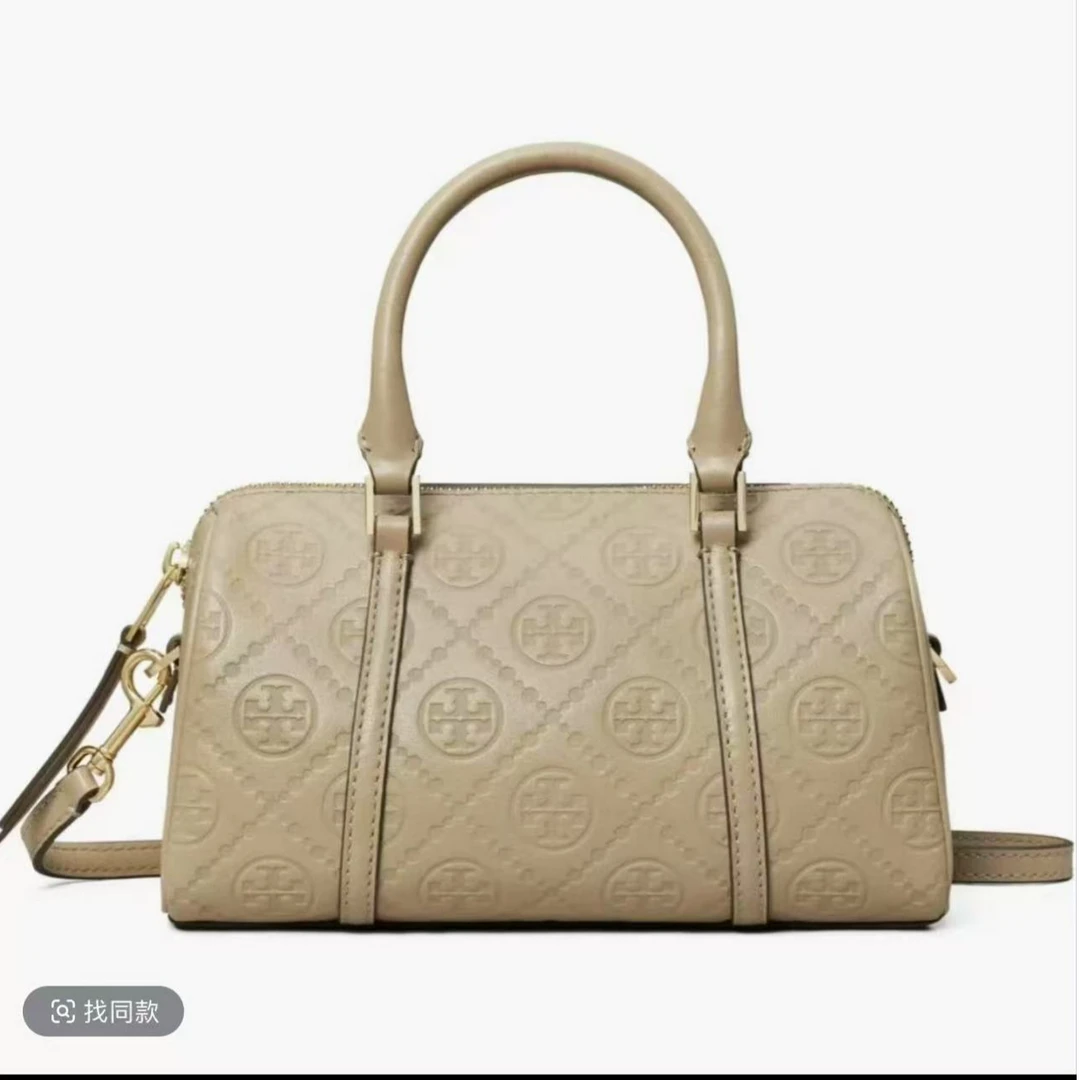 99新 TORY BURCH/汤丽柏琦 【静文】TB 小号波士顿手提包/TS029895