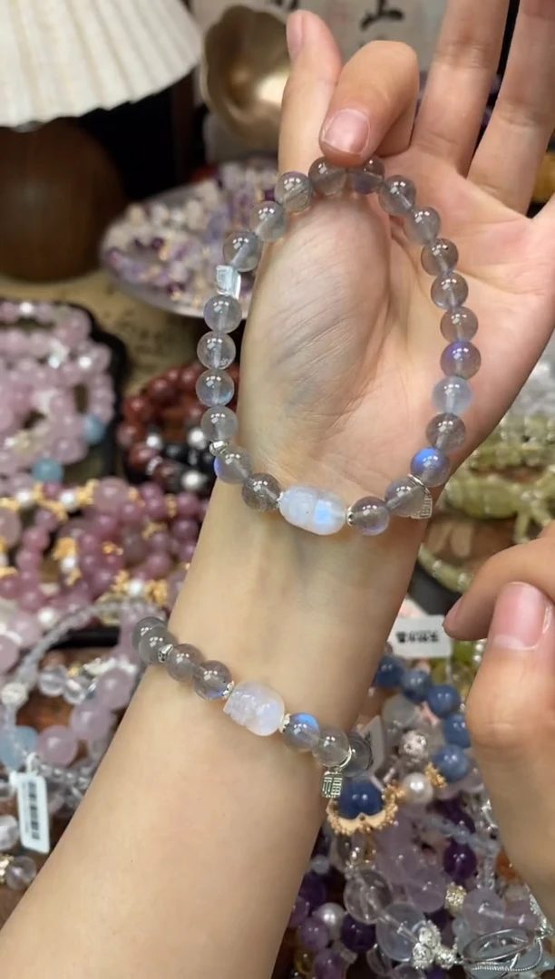 【闪购商品】月光石手链银S925镶嵌3053