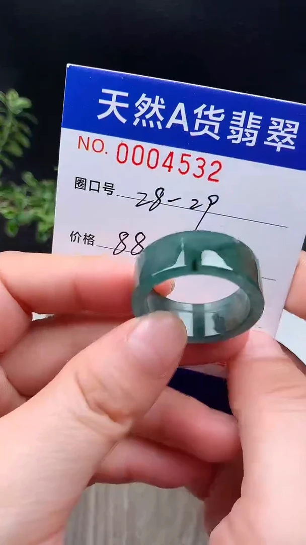 未镶嵌戒指翡翠28-29#