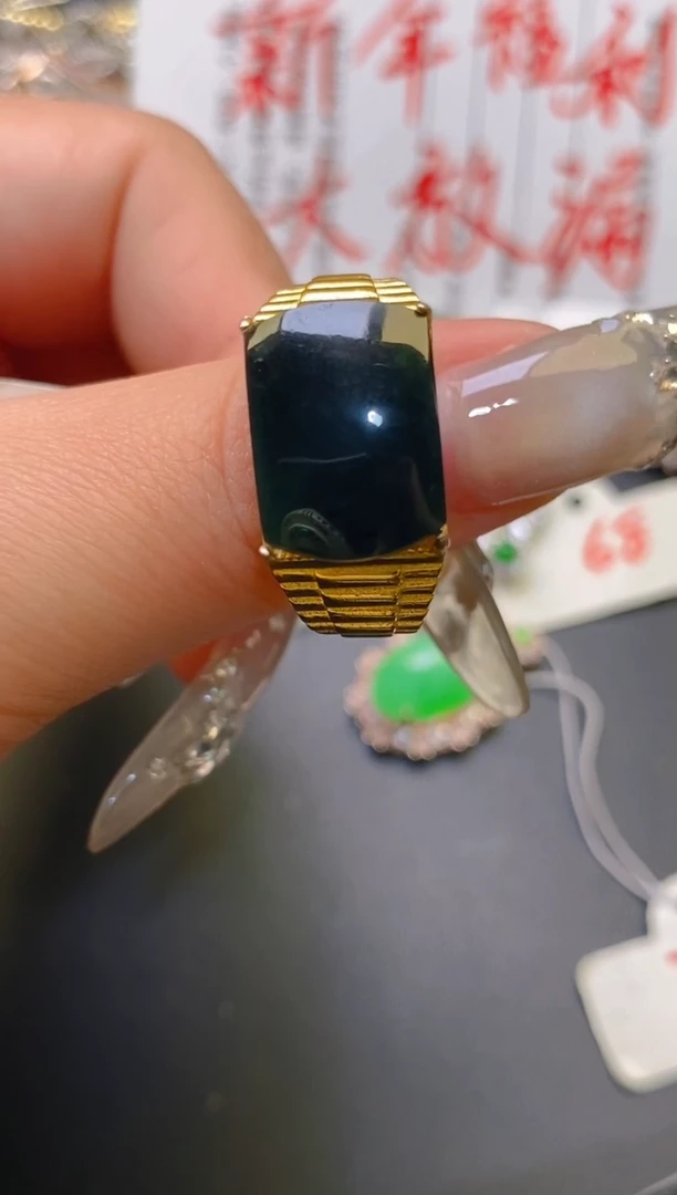 【闪购商品】翡翠耳饰银S925镶嵌天然A货翡翠1