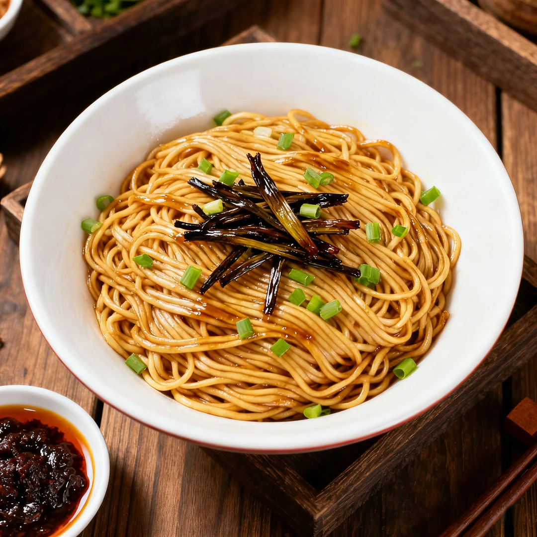 味道葱油拌面本帮拌面牛肉面美食致童年弄堂小吃半干面米粉精制