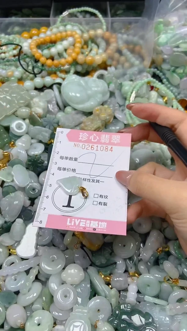翡翠未镶嵌颈饰闪购0261084