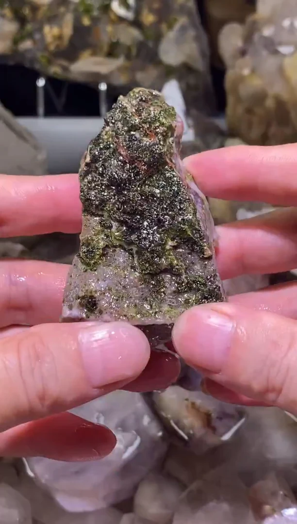 未镶嵌珠宝半成品水晶73号美姑超七花园水晶87g