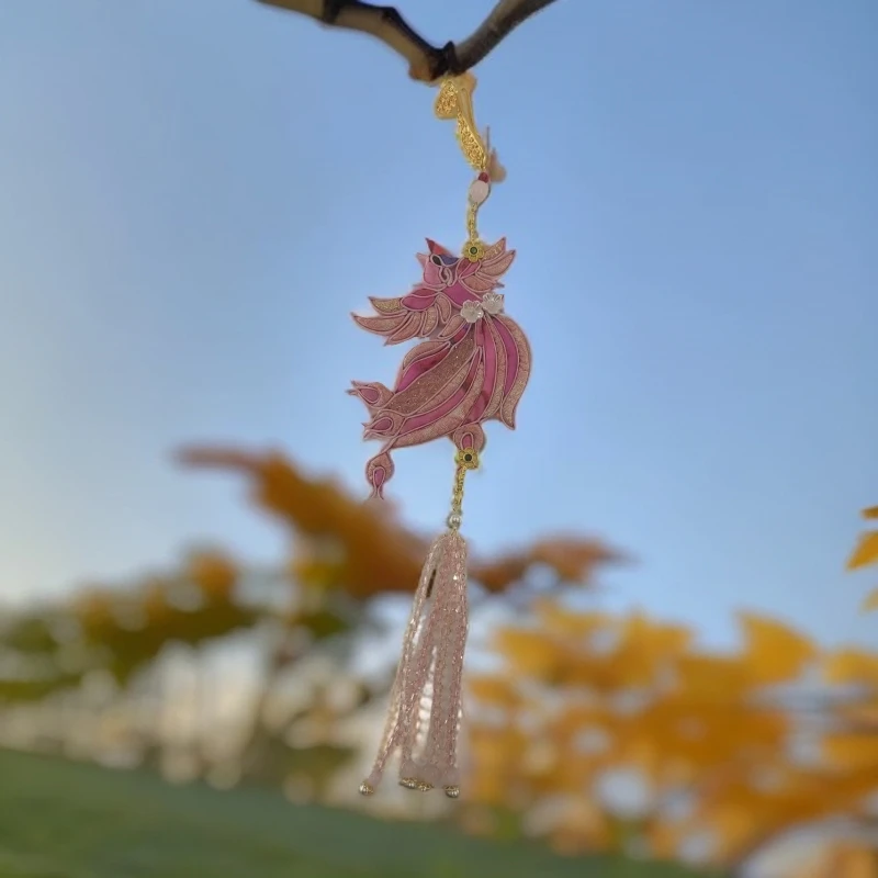 非金属布艺吊坠 Y0019新中式旗袍唐装扣子手工定制凤凰压襟