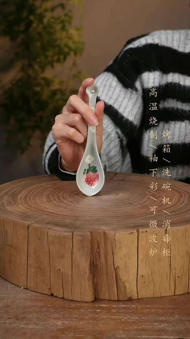 碗瓷景德镇手工手绘高温瓷釉下彩