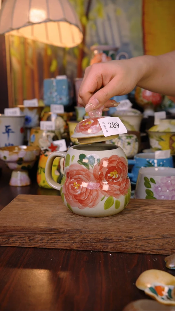 摆件泥垚手作 景德镇手工手绘器物
