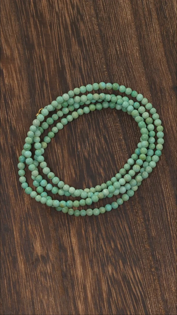 【闪购商品】绿松石项链18K金镶嵌1