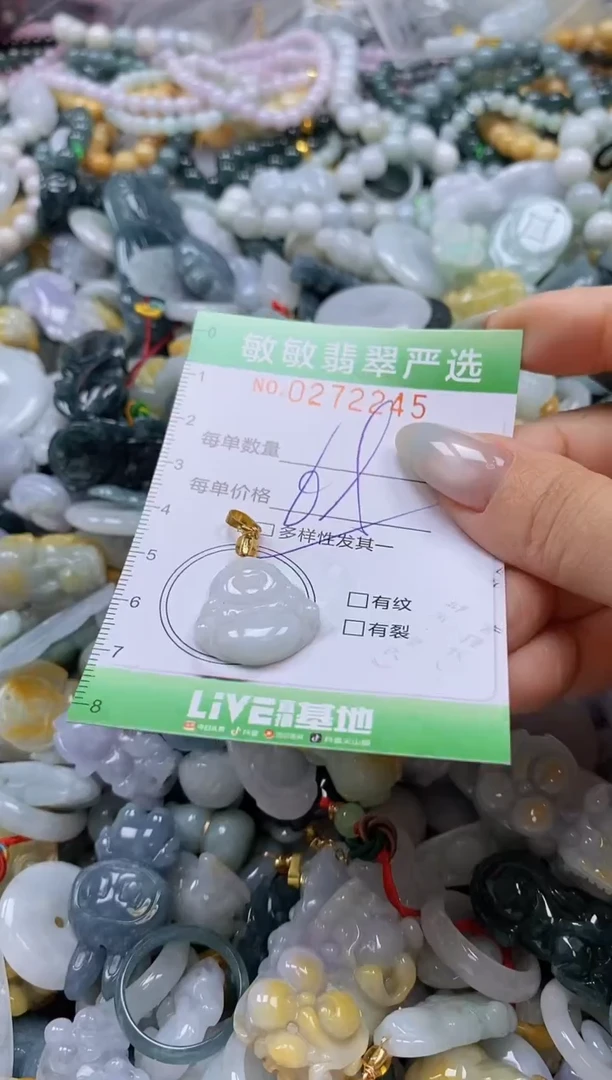 翡翠未镶嵌颈饰闪购0272245多样性发其一
