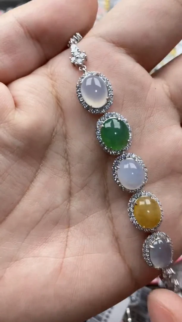 【闪购商品】翡翠戒指银S925镶嵌2222--6