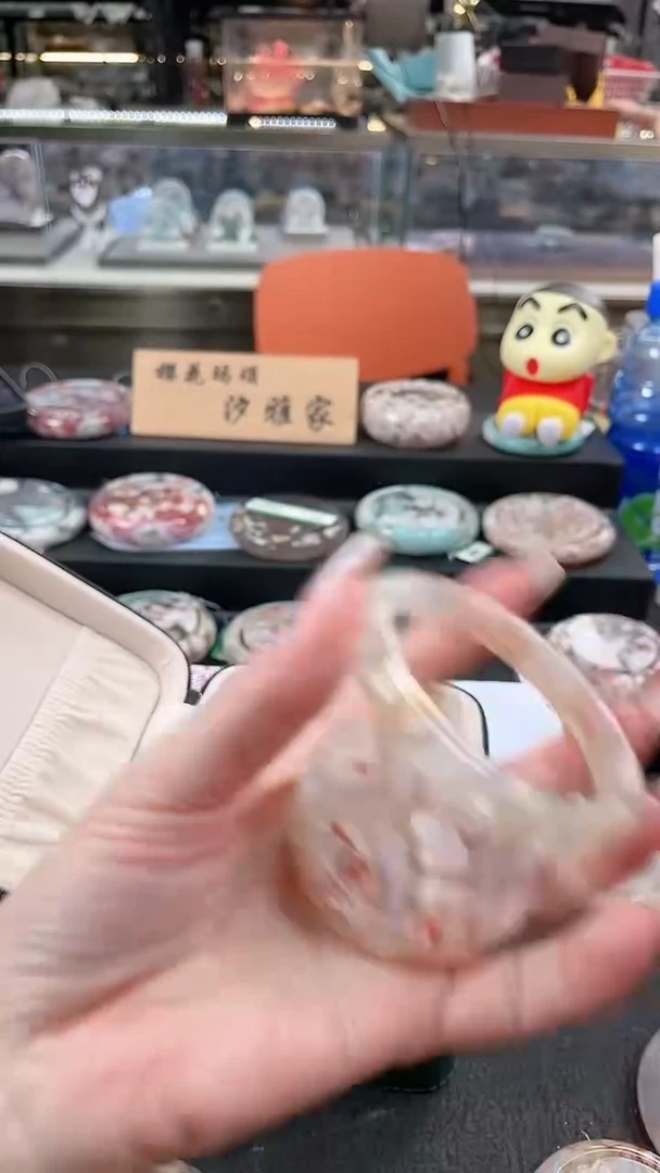 未镶嵌手镯石英质玉尘*丷圈口（赠品镯心）