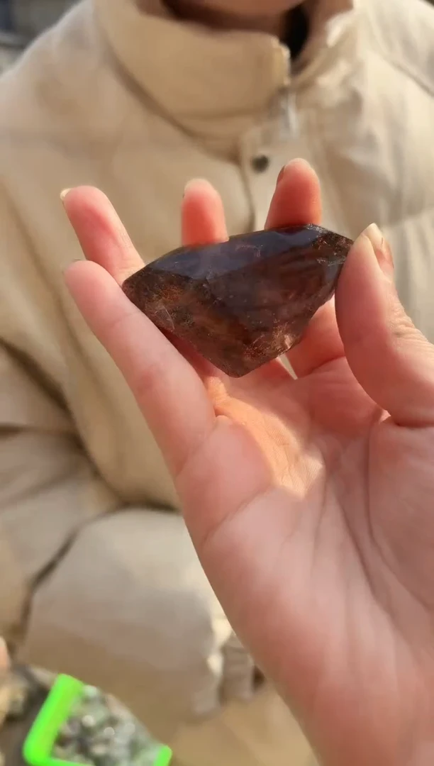 【闪购商品】水晶摆件未镶嵌幽灵手把件833