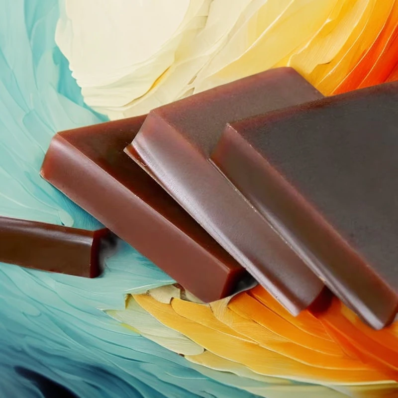 山东东阿熬制食用黄明胶块即食