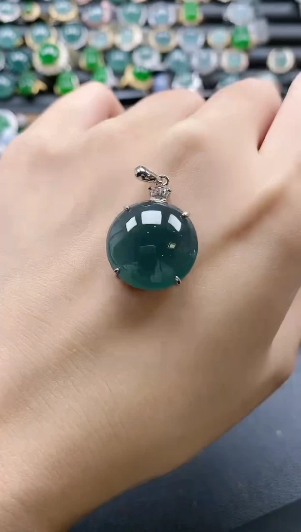 【闪购商品】翡翠戒指银S925镶嵌51511