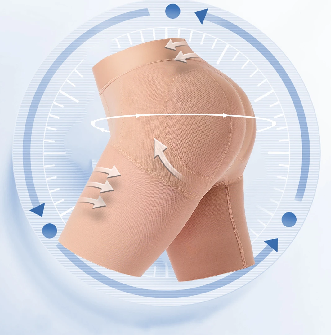 薄款无痕收腹裤强效夏季透气中腰防走光塑形收胯超紧提臀裤翘臀