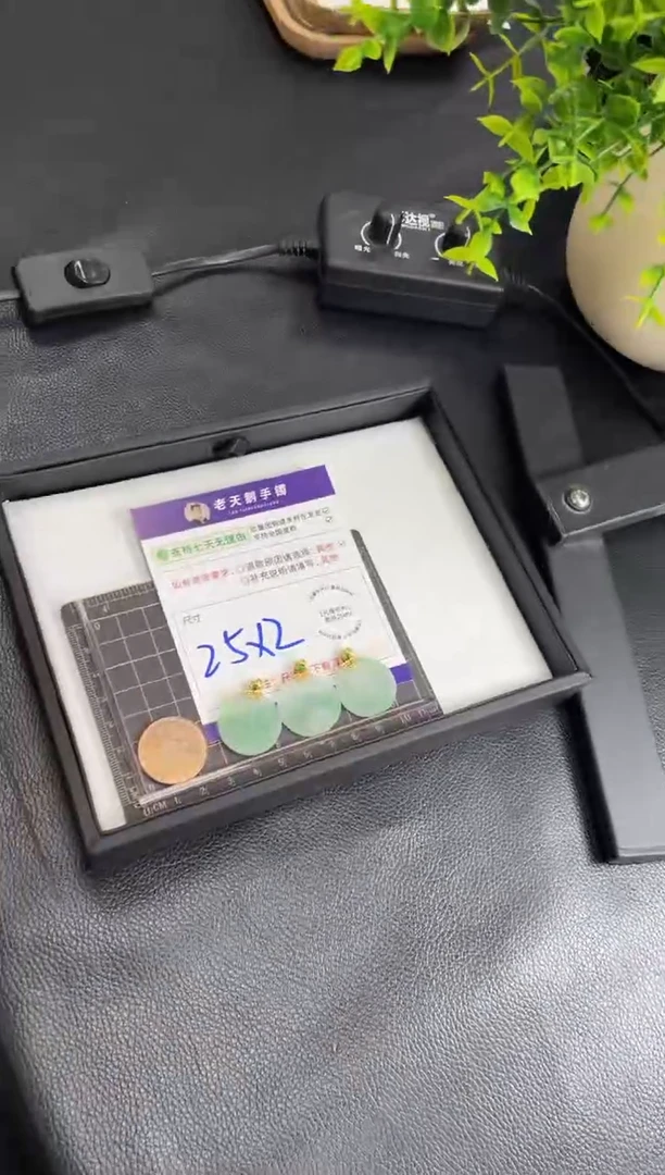 翡翠挂件18K金镶嵌无事牌FL14/多样性发其一CP配绳