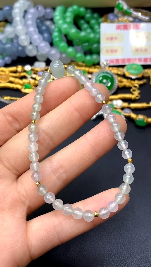 未镶嵌手链翡翠356-中国好珍宝