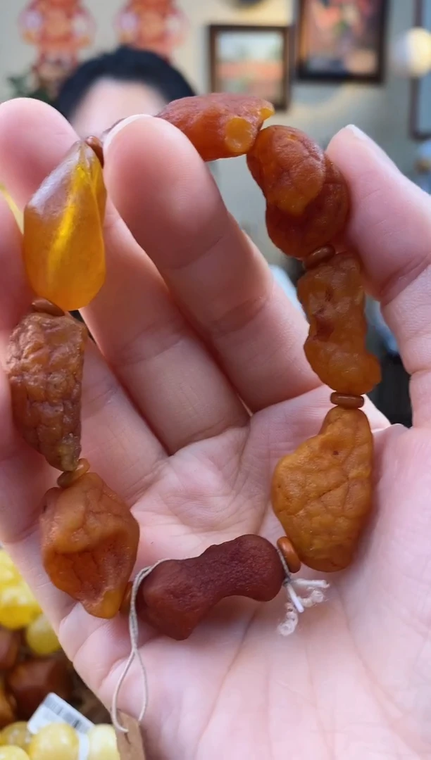 【闪购商品】琥珀手串未镶嵌手串