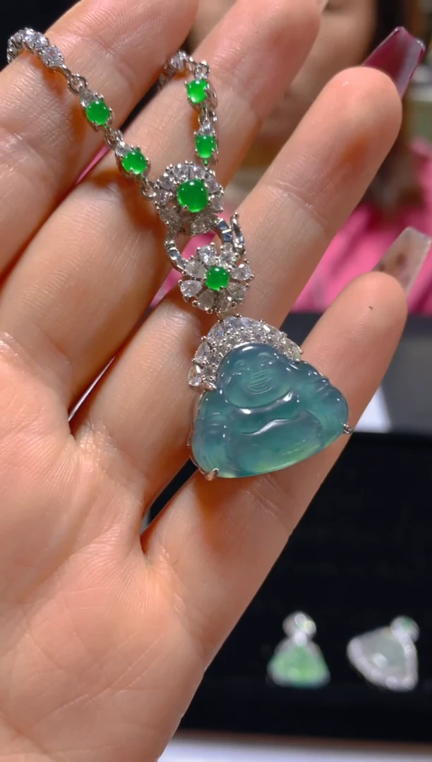 颈饰未镶嵌翡翠多样性发一