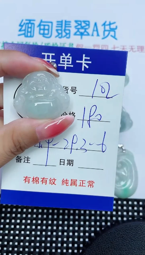 翡翠未镶嵌吊坠(赠链)102