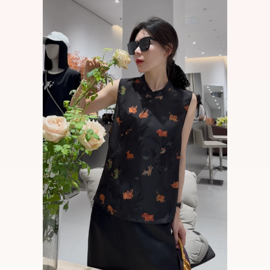 【雪儿姐姐】定制斜扣国风上衣#8191新中式提花 8191